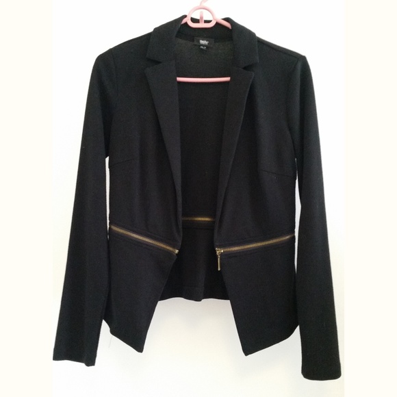 Mossimo Black Zip Blazer - Picture 1 of 2